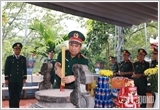 Thượng tướng Phùng Sĩ Tấn kiểm tra công tác rà phá bom mìn và tìm kiếm, quy tập hài cốt liệt sĩ tại Tuyên Quang