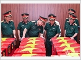 Đại tướng Nguyễn Trọng Nghĩa kiểm tra công tác quy tập hài cốt liệt sĩ tại Công viên Lê Thị Riêng