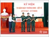Đại tướng Phan Văn Giang thăm, tặng quà Cơ sở Điều dưỡng thương binh Nho Quan