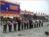 Hau Loc district strengthens its defensive zone