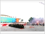 Ninh Binh province focuses on enhancing the quality of provincial defensive zone exercise