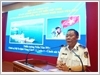 Thủ trưởng Bộ Tư lệnh  Vùng Cảnh sát biển 1 trực tiếp tuyên truyền về biển, đảo tại tỉnh Quảng Ninh.
