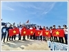Trao cờ Tổ quốc cho ngư dân huyện đảo Lý Sơn, tỉnh Quảng Ngãi (tháng 5/2022).