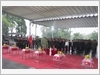 Lễ truy điệu và an táng hài cốt liệt sĩ tại Nghĩa trang liệt sĩ Quốc gia Vị Xuyên.