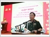 Đại tướng Nguyễn Trọng Nghĩa phát biểu chỉ đạo tại buổi Gặp mặt.