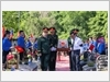 Đại tướng Nguyễn Trọng Nghĩa, Chủ nhiệm Tổng cục Chính trị Quân đội nhân dân Việt Nam dự Lễ truy điệu và an táng hài cốt liệt sĩ tại tỉnh Thanh Hóa.