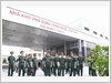 Đoàn công tác của Tổng cục Hậu cần - Kỹ thuật kiểm tra khu tiếp nhận, bảo quản, lưu trữ mẫu hài cốt liệt sĩ.